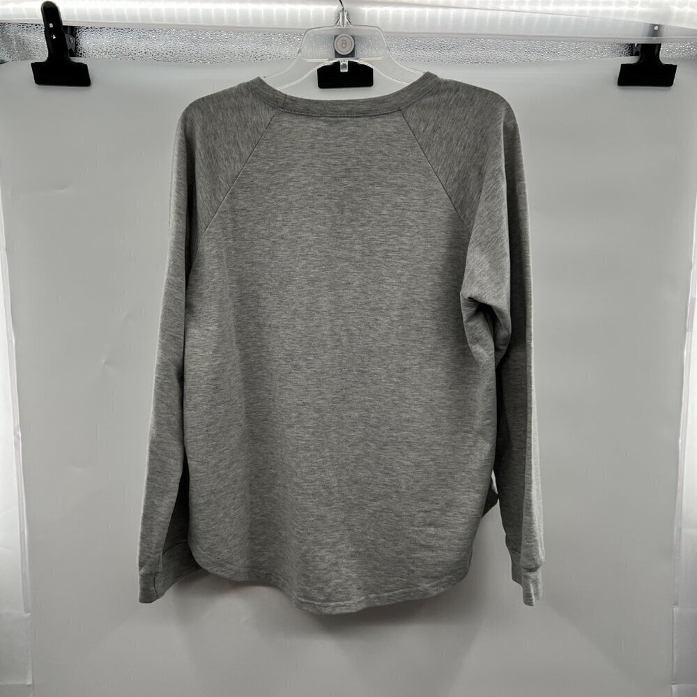 Ecowish Women's Pullover Sweatshirt Gray Size Large Long Sleeve - Picture 7 of 9